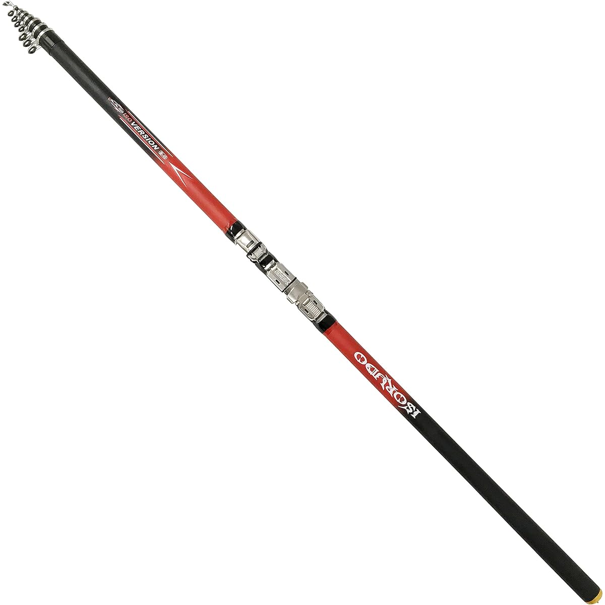 [Isoldo Fishing Gear] Iso Rod Swing-out Rod "Isoldo A" For both sea fishing and freshwater, For spinning reel, Includes fishing rod storage bag, 4 sizes (3.6m/4.5m/5.4m/6.3m) qb300082
