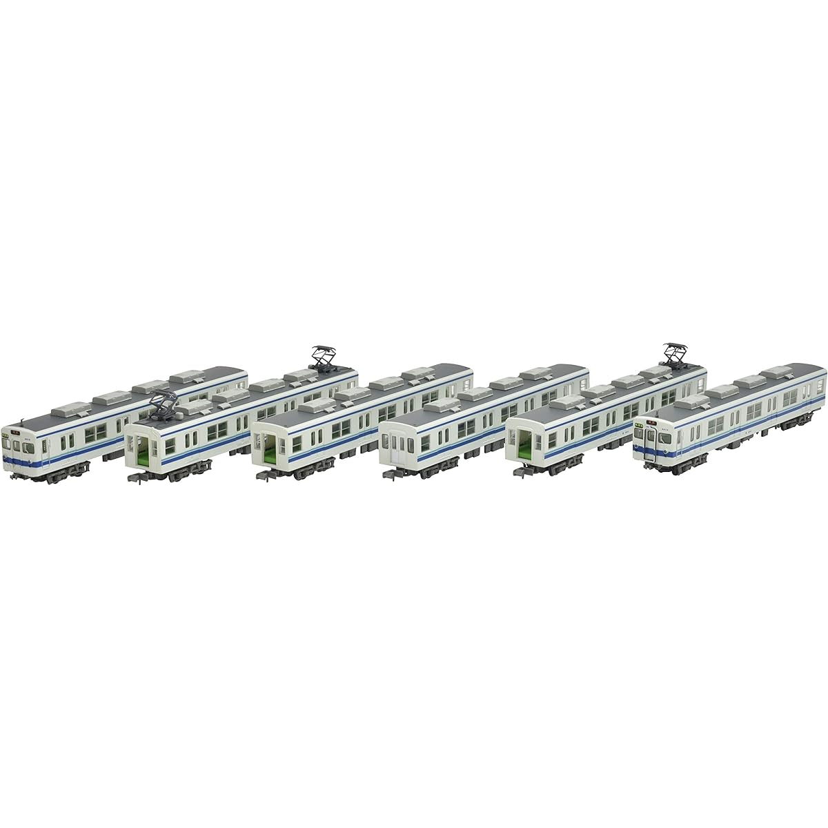 Railway Collection Iron Collection Tobu Railway 8000 Series 81114 formation 6-car set Diorama supplies (manufacturer's first order limited production) 314462