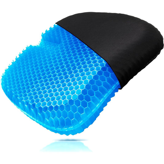 relaxheal Gel Cushion Chair Cushion No Butt Pain Gel Cushion Car Seat Cushion Honeycomb Cushion Office 45×45×6