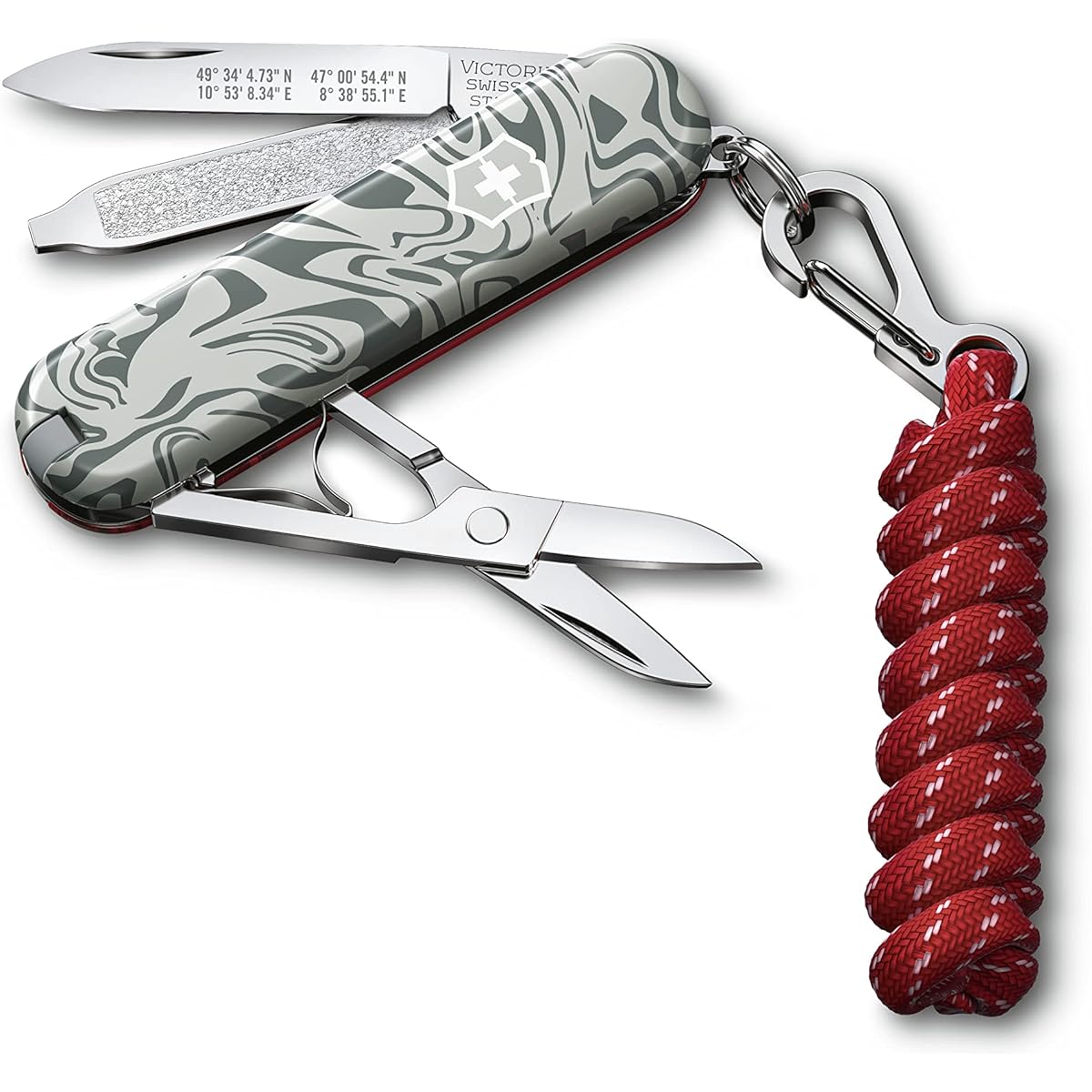 VICTORINOX Classic SD Soulmate Limited Edition Victorinox x Adidas Limited Edition Sneakers EQT 93 Swiss Army Knife Multifunctional Knife Outdoor Camping Scissors with flathead screwdriver Equipped with nail file Swiss made multi-tool with 5 functions Wo
