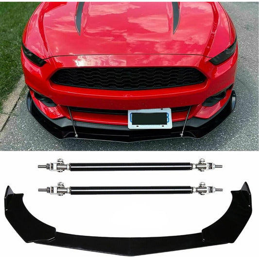 ABX Universal Front Bumper Lip Rip Pojel Puritar Strut Rod Adjustable 8 inch ~ 11 inch Support Splitter Rod Wide Body Kit Most vehicles Honda Accord Civic Mitsubishi Lancer