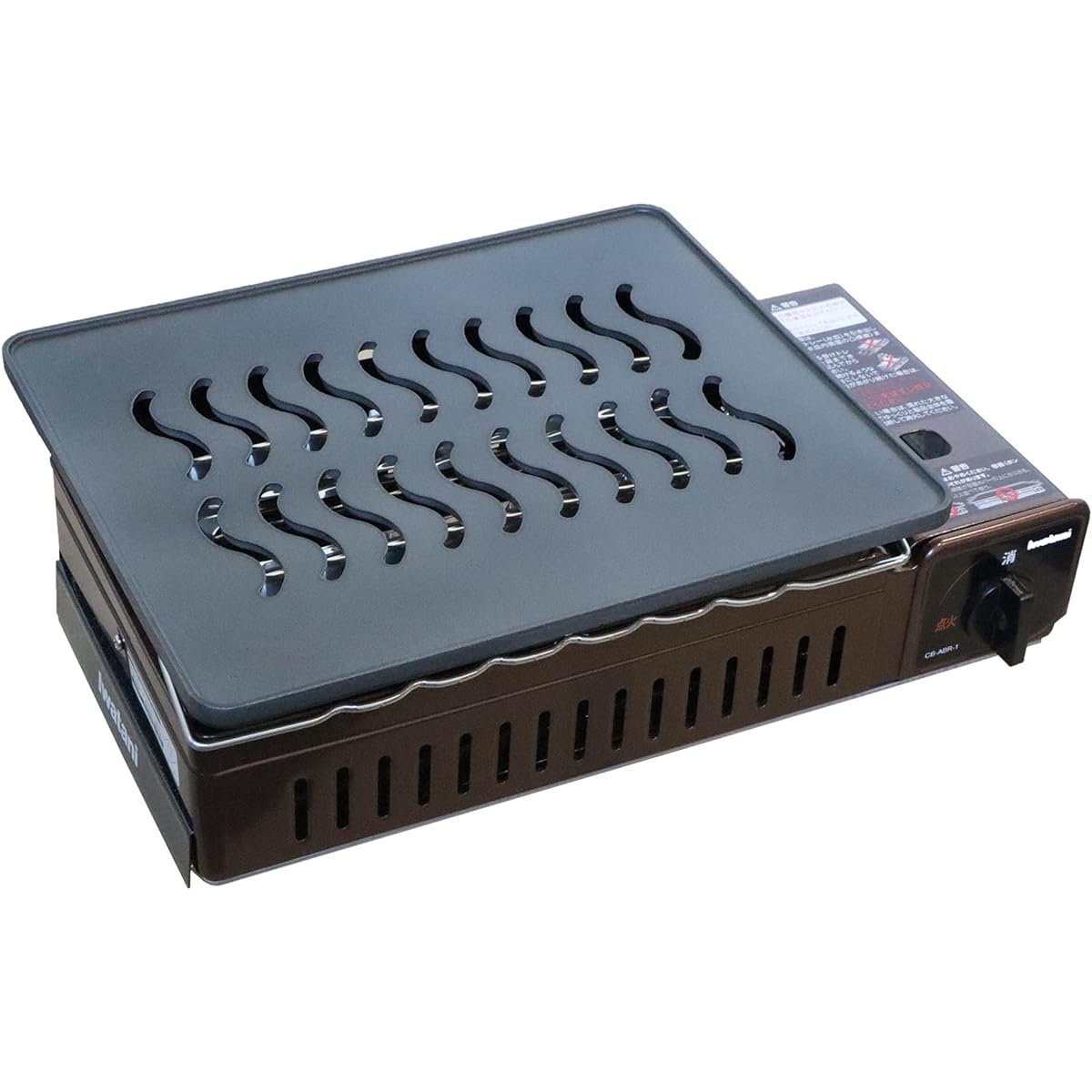 Iwatani Robatayaki Grill Plate for Grillers (Aburiya) Large Type Plate Thickness 6mm Teflon Treatment GP-320-260-06A