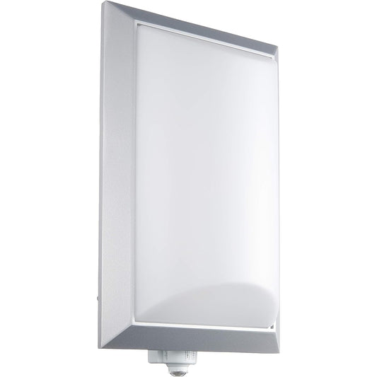 Toshiba Lighting Technology LED Integrated Outdoor Bracket Porch Light with Multi-Sensor Silver 200 x 337