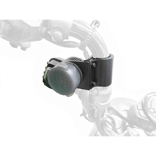 Kijima Motorcycle Bike Parts Hub USB Port Kit Twin Port Type Total DC5V/4A CT125 Hunter Cub (JA55/JA65) 304-6302