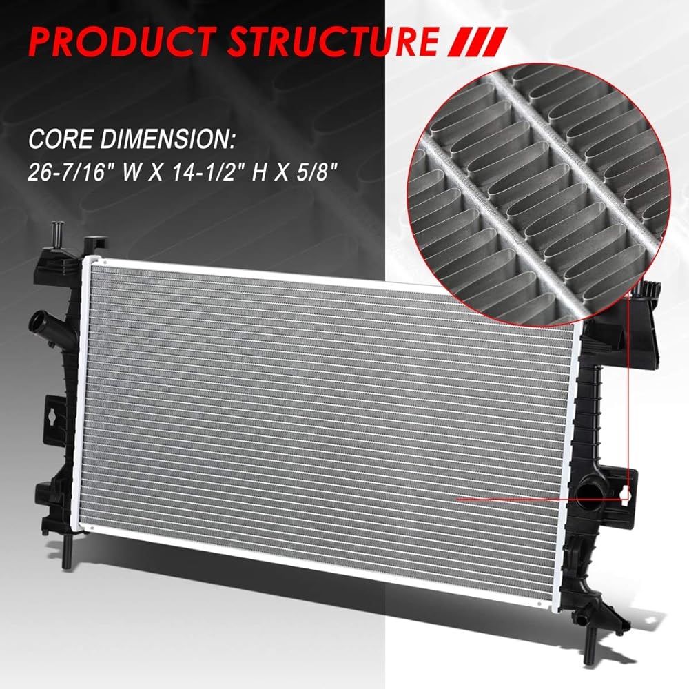 DPI 13219 Factory style 1 row cooling radiator FORD FOCUS 2.0L 12-18 compatible aluminum core