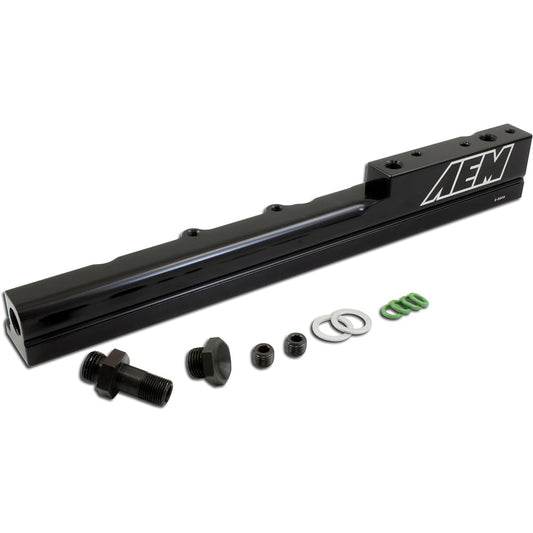 AEM 25-103BK Black Large-capacity fuel rail