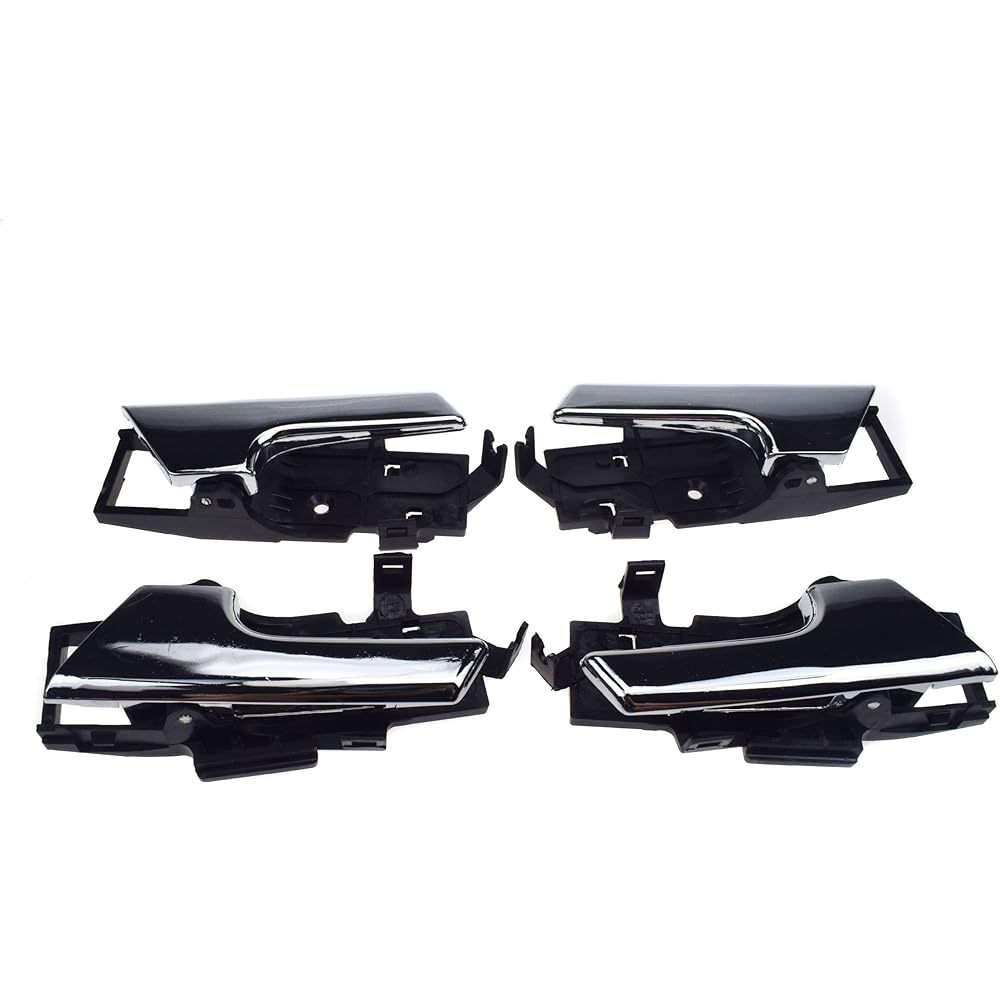 Car Parts Inside Floretria left and right door handle 1.6L Chevrolet for Aveo & Pontiac G3 96541632 96462710 96462709 Car Parts (Color: Outside Inside Kit)