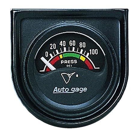 Auto Meter 4484 Ultra Lightweight Machine type vacuum gauge 2.65 inch