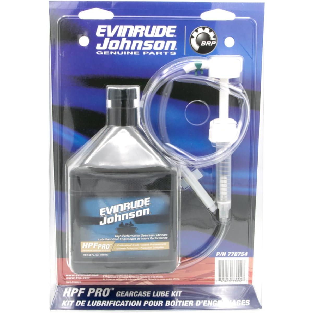 Johnson Evinrude HPF Pro Gear Case Lubricant Lubricant Kit Pump 07778754