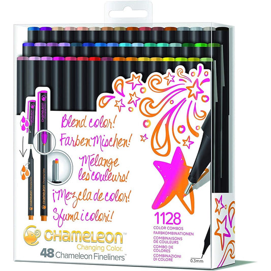 Chameleon Pen Blend Writer 48 Colors Set Brilliant Illustration Pen Set