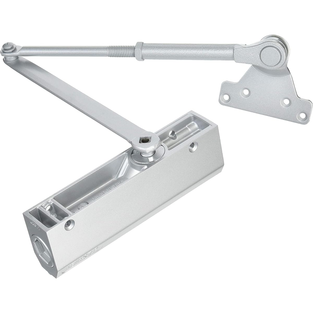 Nippon Door Check Manufacturing New Star Parallel Door Closer with Stop Silver PS-5002 1 piece
