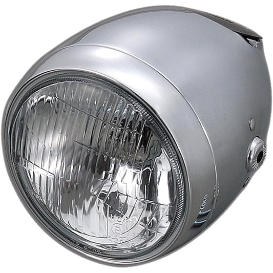 Daytona 79159 Vintage Small Headlight/Chrome [Universal for 12V Vehicles]