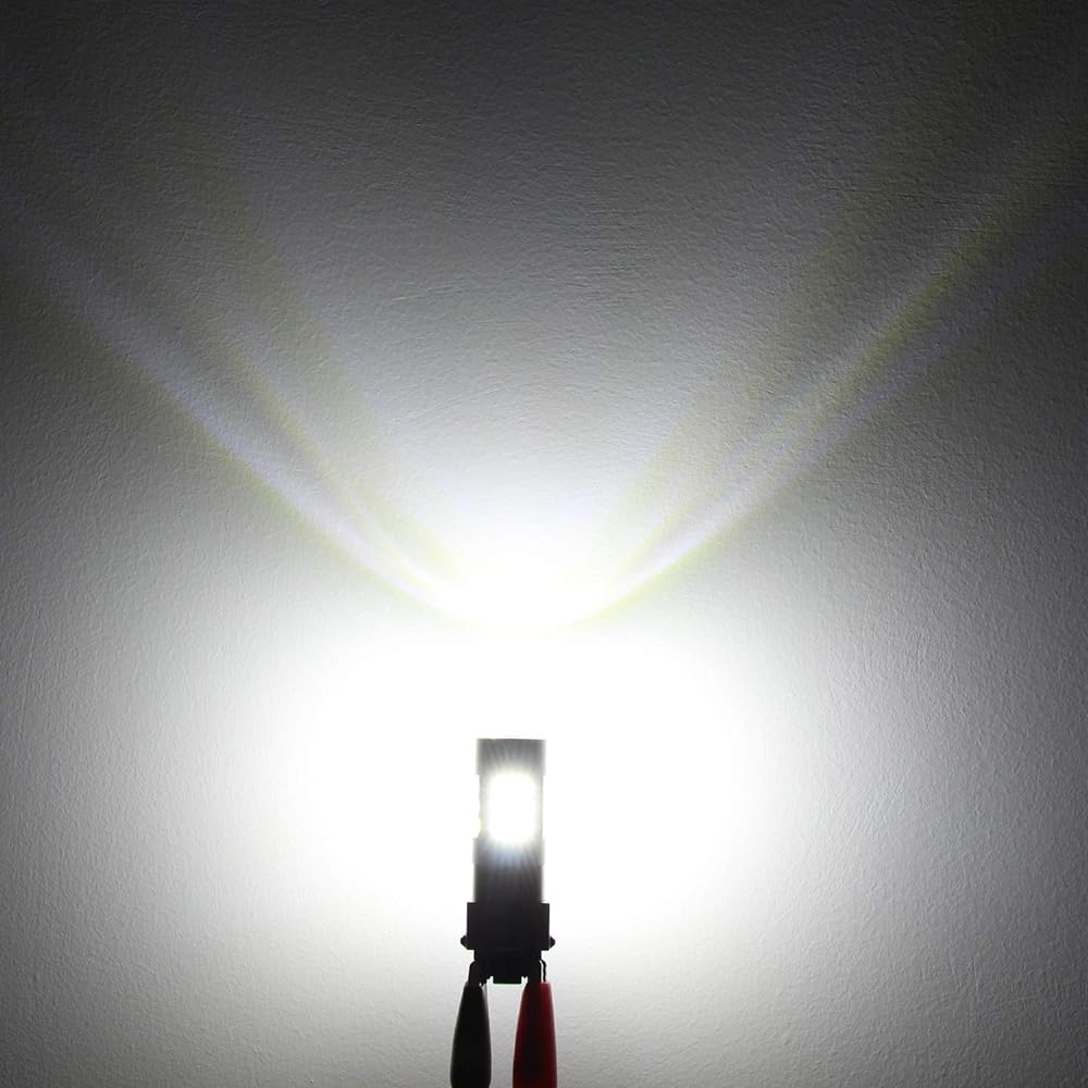 ALLA LIGHTING 54-SMD latest version 9006 HB4 High Power 4014 Chipset Very bright 6000K Kysenon White LED Deight Time Running Light (DRL) Light bulb replacement