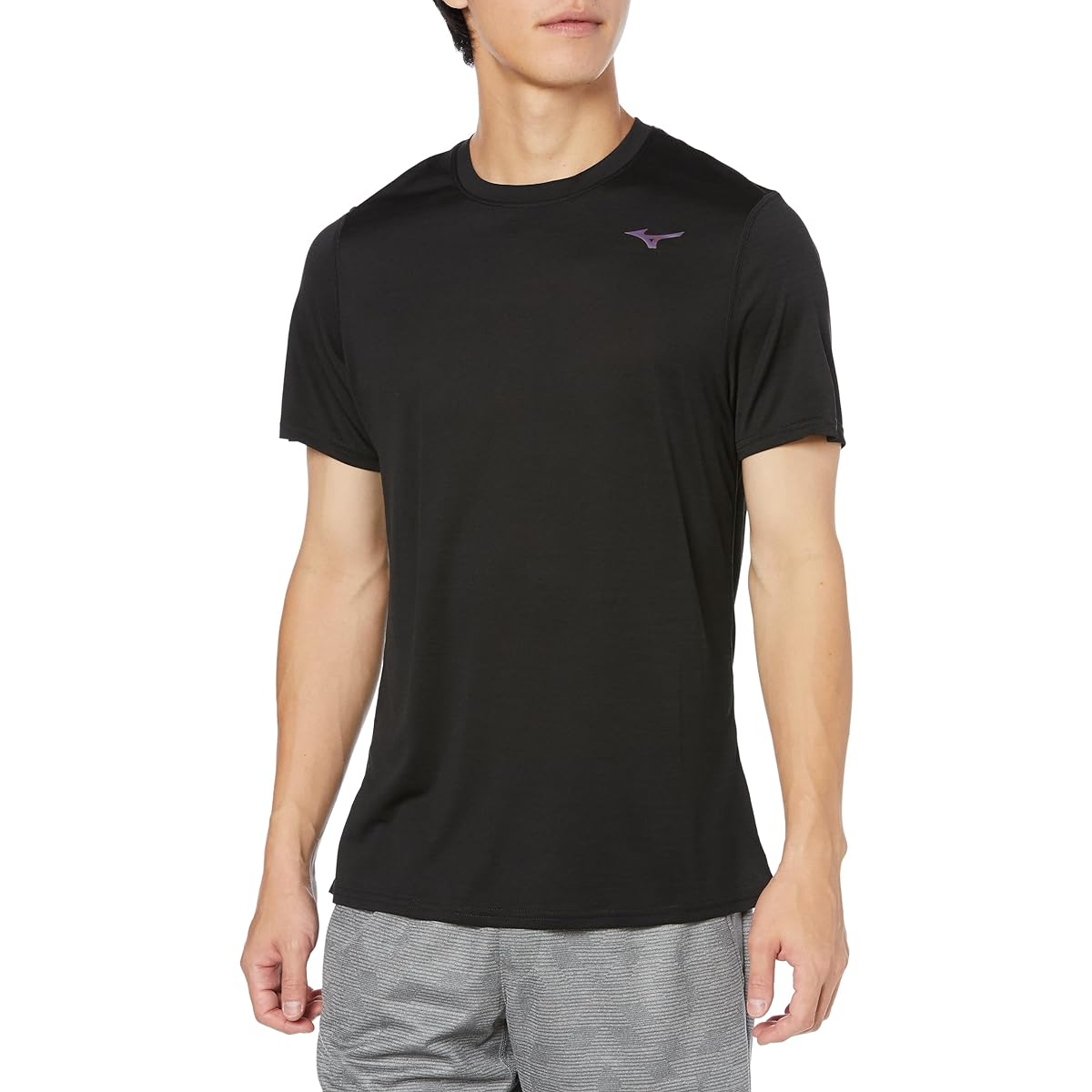 Mizuno J2MAA519 Men's Running Wear, Quick Dry T-Shirt, Sweat Absorbent, Quick Drying