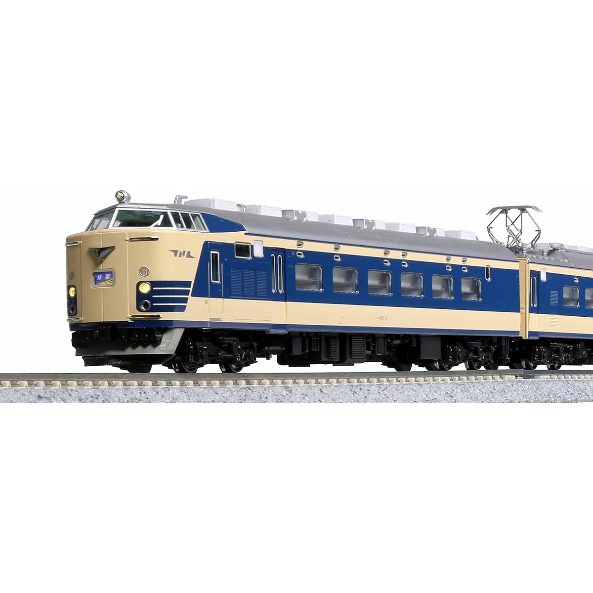 KATO N gauge 581 series Slit Typhon 7-car basic set 10-1717 Railway model train