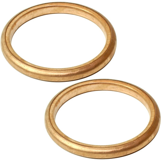 Caltric 2 exhaust pipe gasket Honda ATC350X 1985 1986 compatible