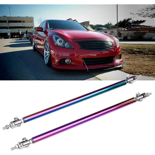 Front bumper lip splitter Diffuser strut rod tie bar adjustable 8 inch-11 inches 2 pieces Most vehicles