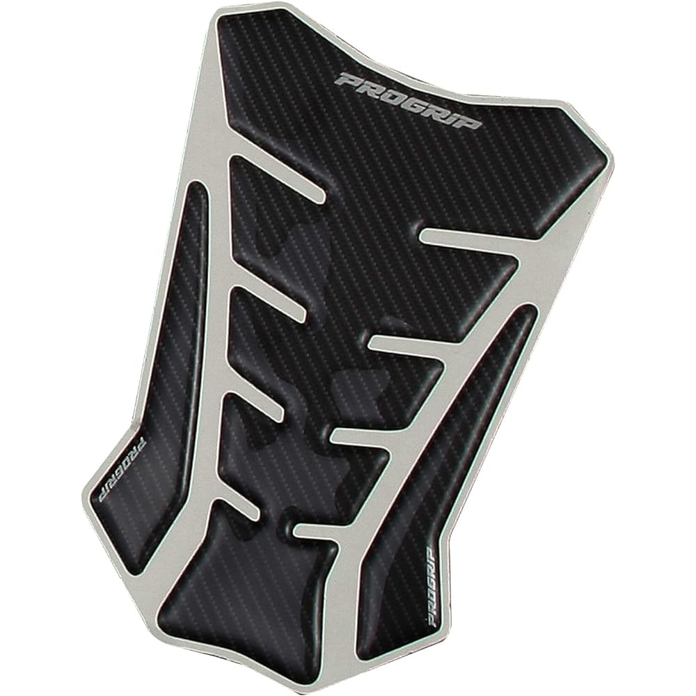 Daytona PROGRIP Motorcycle Anti-Scratch Seal Tank Pad 2 Pieces (208 x 110mm) #5007 Carbon Pattern 98007