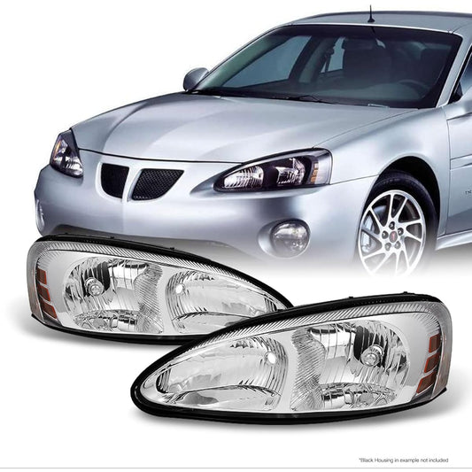 2005 2005 2006 2007 2008 Pontiac Grand Prix left+right headlight headlamp replacement pair set