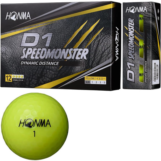 Honma Golf HONMA Ball D1 Speed Monster Ball 3 Dozen Set 3 Dozen (36 pieces)