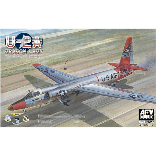 AFV CLUB 1/48 U.S. Air Force U-2A Dragon Lady High Altitude Reconnaissance Aircraft Plastic Model AR48112