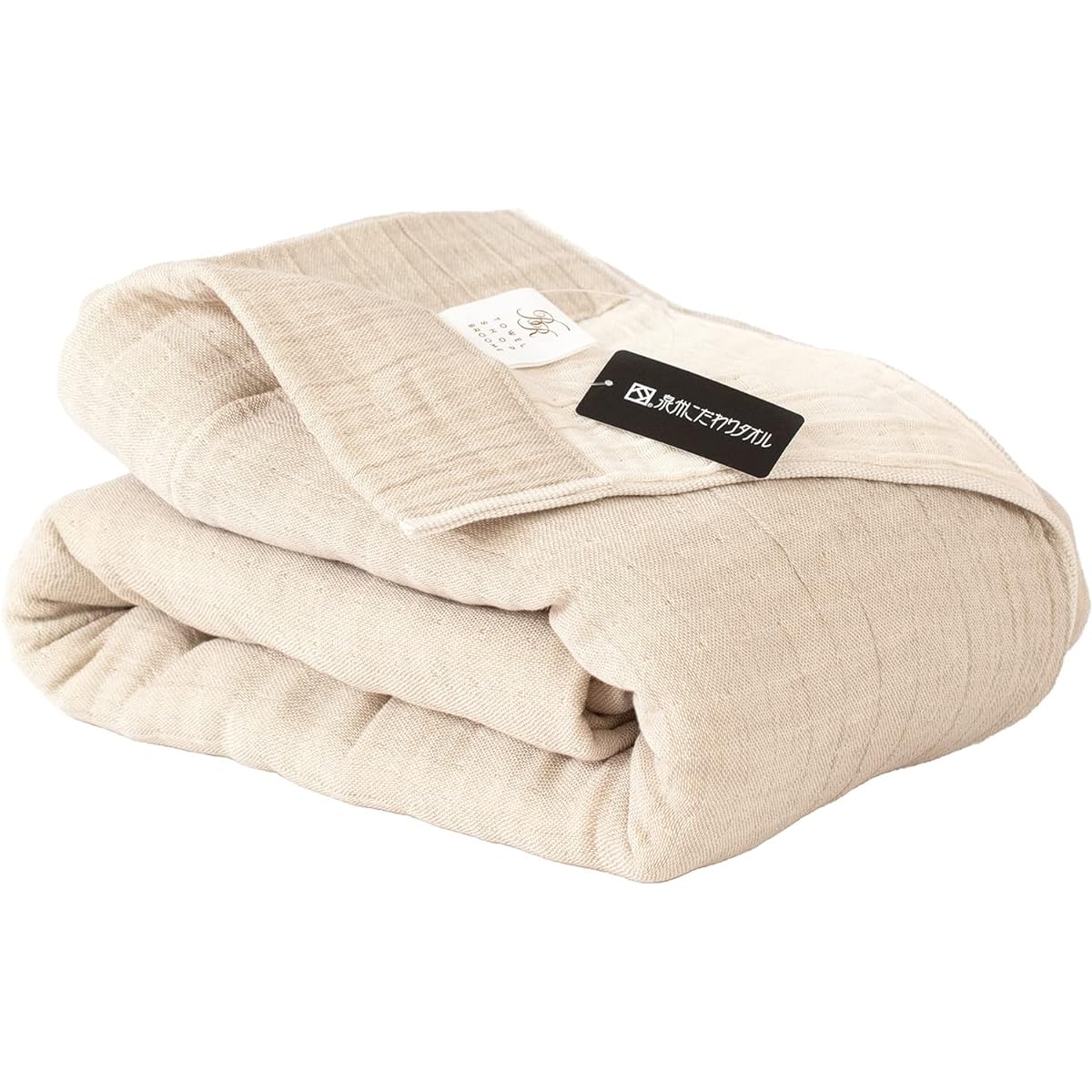 Bloom Gauze Blanket Single SASARA Approx. 140cm x 190cm Quadruple Gauze Senshu Towel 100% Cotton Made in Japan Towel Blanket for Summer Cool Cool Feel (Natural)