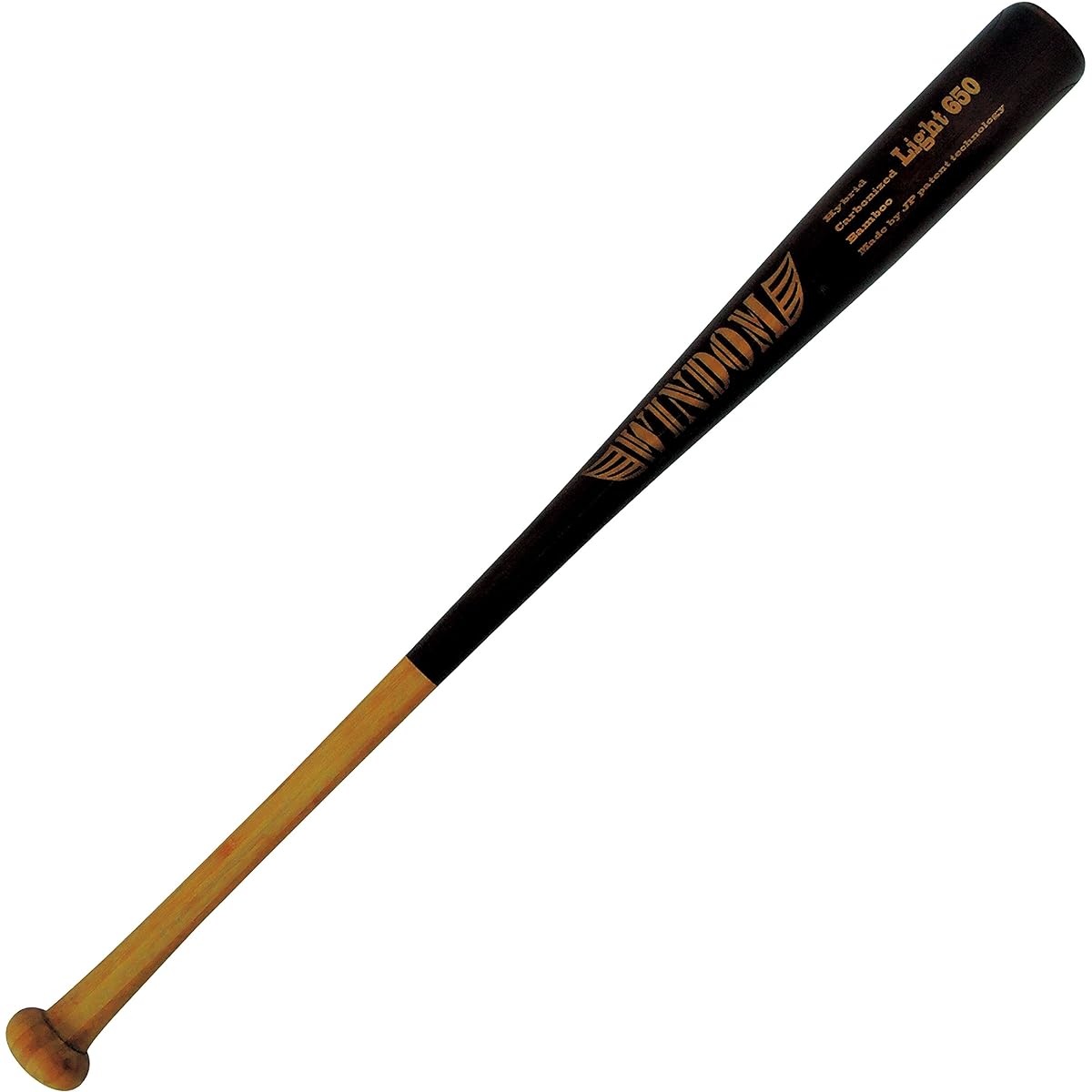WINDOM Hardball Boys' Carbonized Bat Hybrid Carbonized Bamboo Light 650 WDHL78650DB Dark Brown 78cm 650g Average