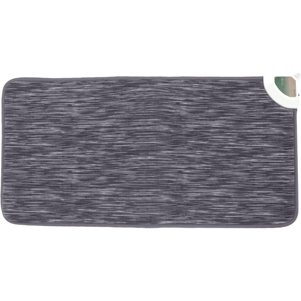 Hiroden Hot Mat Electric Mat 80cm x 40cm Grass Pattern Gray Fleece Energy Saving Fluffy VWM801H-HM