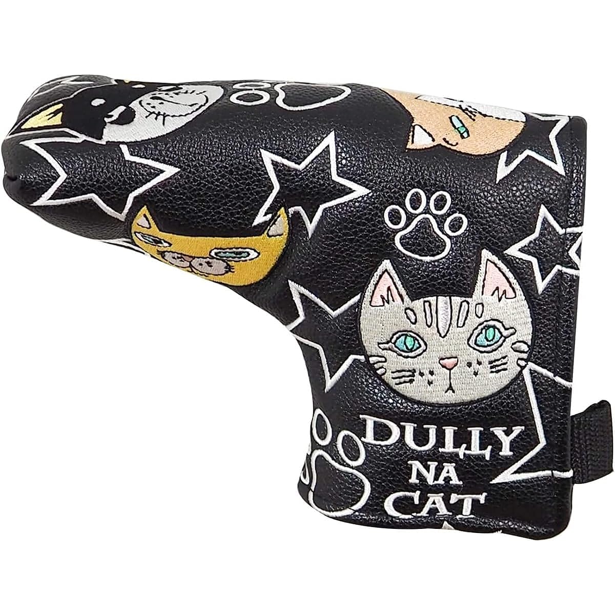 Dully Na Cat DULLY NA CAT Putter Cover DN-PC02 for Pin Type Black