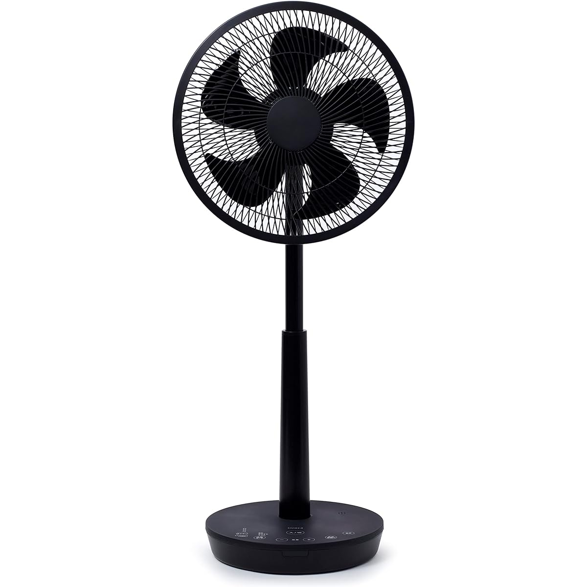 Shiroka DC Voice Control Fan Living Circulator Pochi Fan/Tama Fan [Voice Recognition/Equipped with 2 Voices/Quiet/Remote Control Included/Equipped with Sleep Mode/Equipped with 8 Air Flow Levels/3 Levels of New Swing Angle] 2023 Model SF-V181(K)