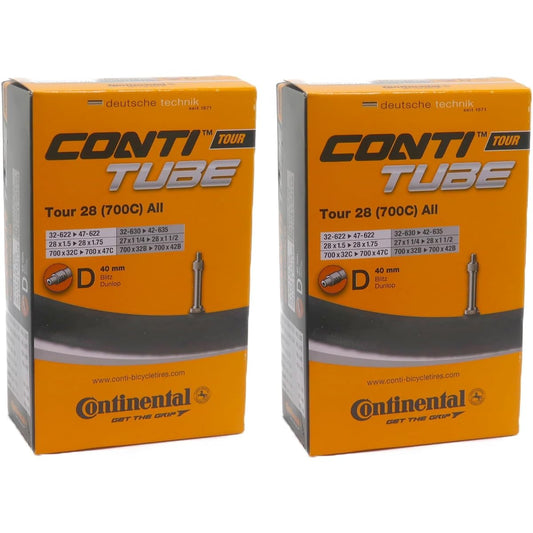 Set of 2 Continental Tour 28 All Tube 700x32/47c(32-622/47-622) English 40mm Valve [Parallel Import]