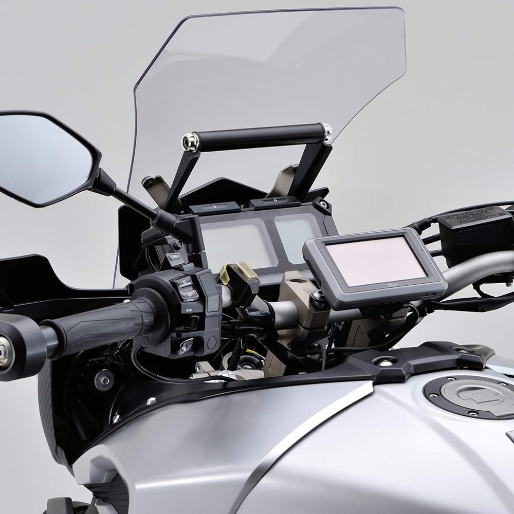 Daytona Motorcycle Screen Clamp Bar MT-09 Tracer Exclusive Screen Mount Bar Holder Ash Silver 16805