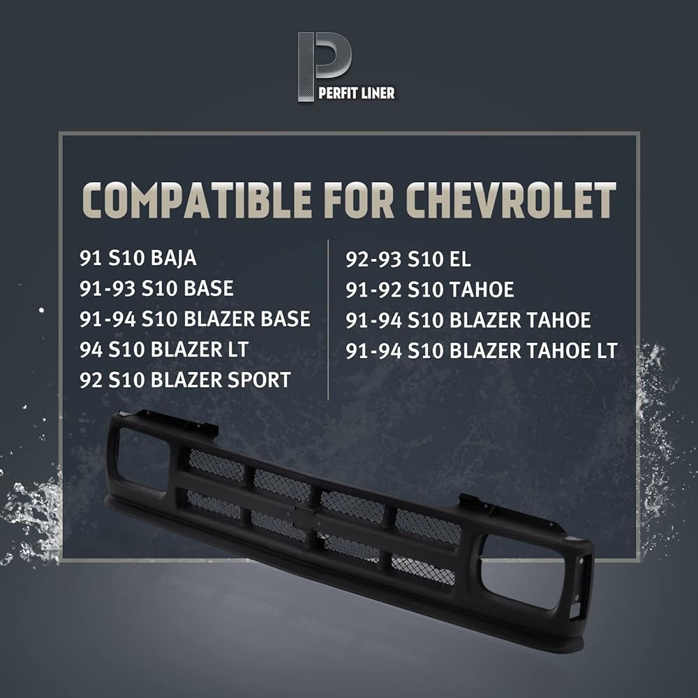 PERFIT LINER Front Upper Black Grill replacement