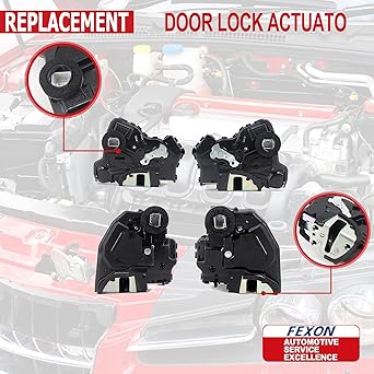 Door lock actuator 4 Toyota Kamri 4 Runner RAV4 Corolla Highlander Lexus ES300H GX460 Replacement 69040-42250 931-401 69030-42230 931-403