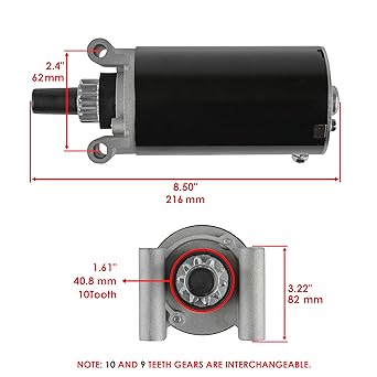 Caltric Starter KOHLER COURAGE TWIN SV730 SV735 SV740 SV810 SV 735 740 810 810