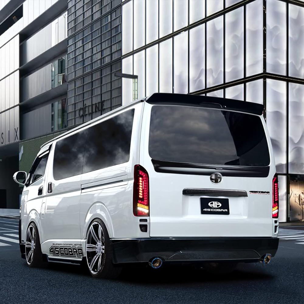 Hiace 200 series tail lamp 415COBRA LIGHT SABER PRESTIGE DARK RED (Lightsaber Prestige Dark Red)