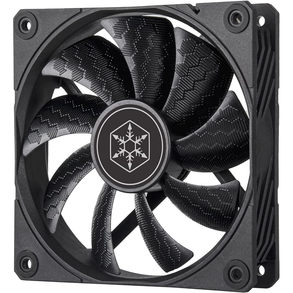 Silver Stone SF120B Case Fan 120mm SharkForce Fan Blade Low Noise Fan SST-SF120B / Domestic Official Distribution Product