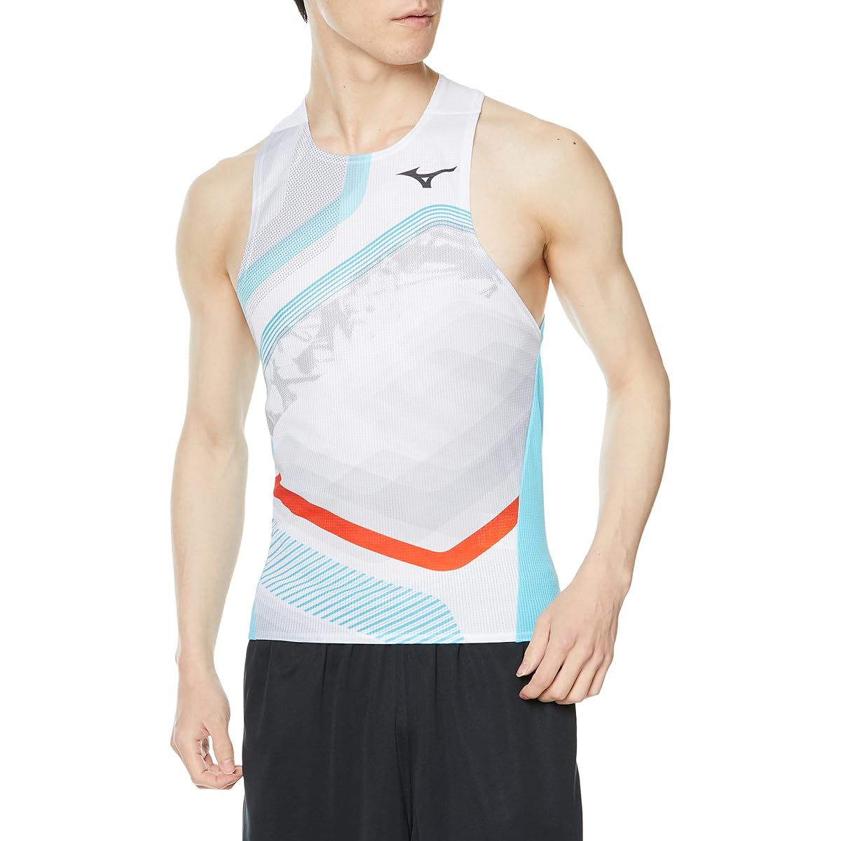[Mizuno] Track and Field Wear MTC Racing Shirt Short Sleeve Highly Breathable U2MAA002 Men's