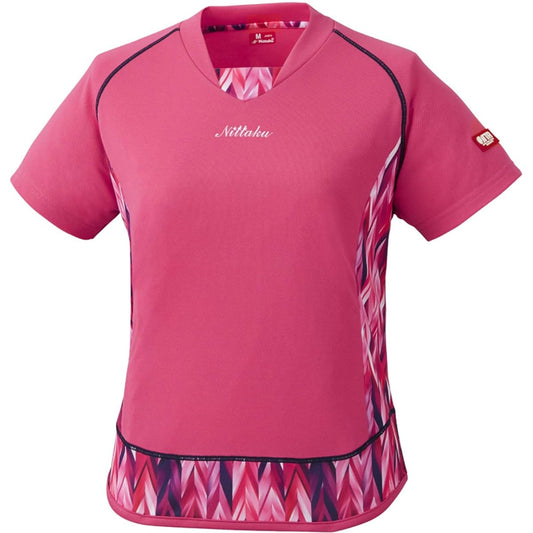 Nittaku NW2197 Table Tennis Women's Game Shirt Eline Shirt Can Be Worn in Official Matches