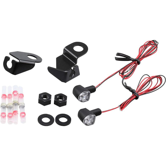 Kijima Motorcycle Turn Signal Front Turn Signal Set Nano Sportster ('14-) Mirror Bolt Mount HD-01198
