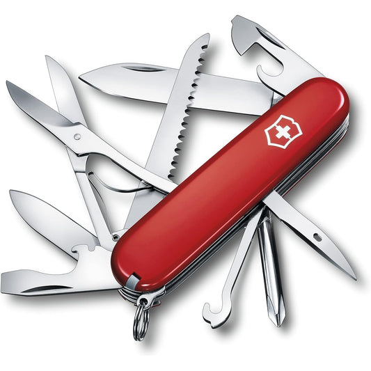 VICTORINOX Field Master Swiss Army Knife, Multifunctional Knife, Disaster Prevention Goods, Saw, Scissors Included, Swiss Made Multi-Tool with 15 Functions [Domestic Genuine Product, Warranty Included] 1.4713
