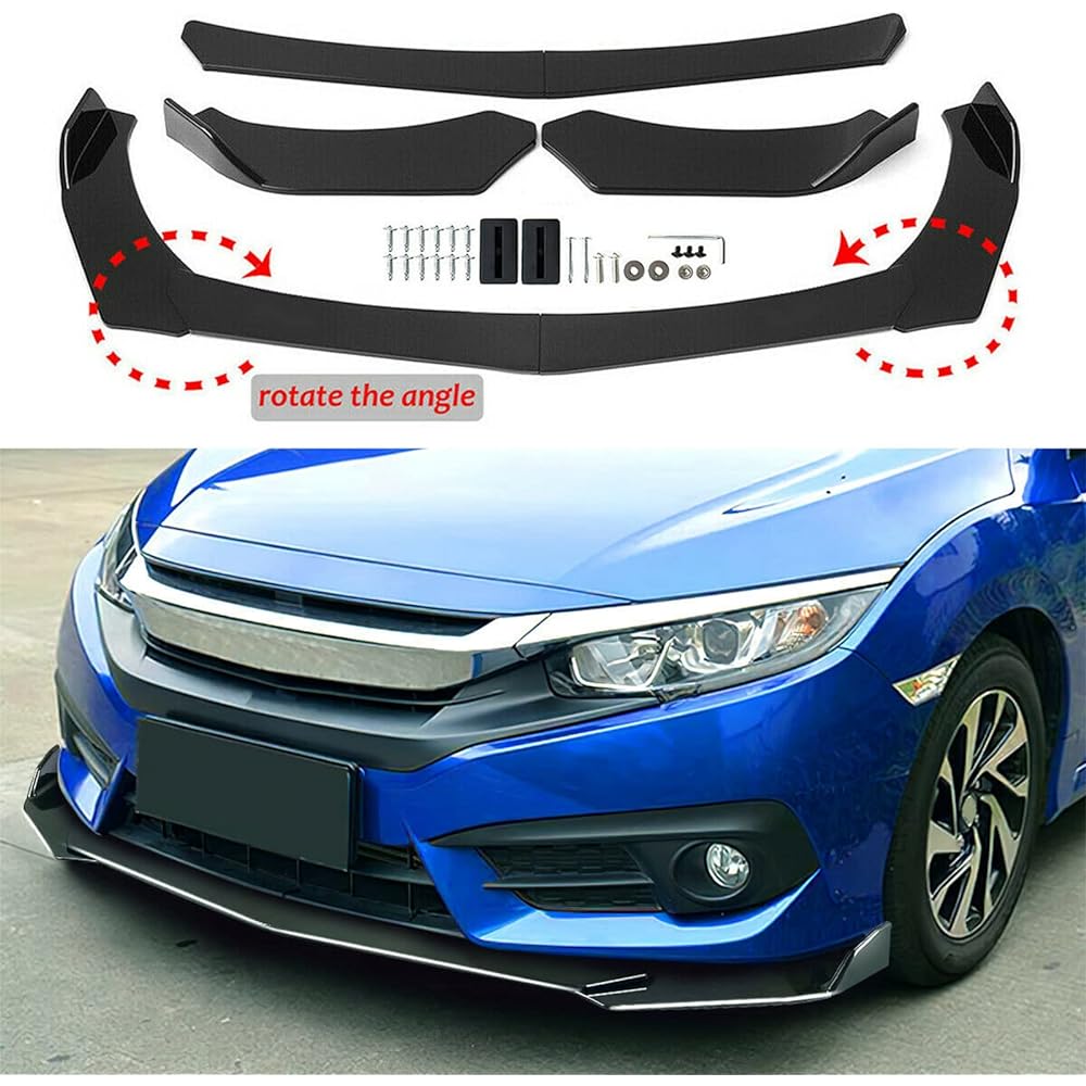 ABX Universal Front Bumper Lip Rip Pojel Puritar Strut Rod Adjustable 8 inch ~ 11 inch Support Splitter Rod Wide Body Kit Most vehicles Honda Accord Civic Mitsubishi Lancer