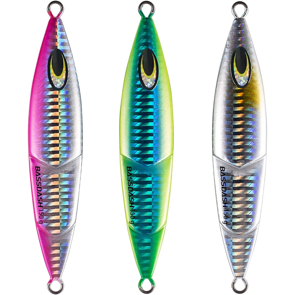 Metal jig set 40g 60g 80g 100g 150g 200g 250g slow jigging 3 colors fishing lure sea bass fishing metal jig set