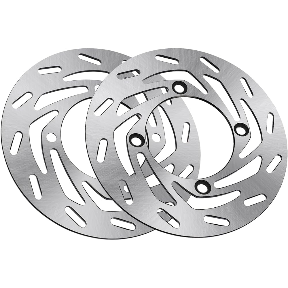 M MATI Front Left/Right Brake Disc Rotor 2pcs for Yamaha Kodiak 700 YFM700 2016-2020 Grizzly 550 YFM550 2009-2014 Grizzly 700 YFM700 2007-2020 1HP-F582T-00 -00