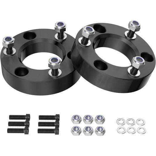 2 inch leveling lift kit 2004-2022 F150 compatible leveling lift kit 2004-2022 F150 2WD 4WD Fusion Front strut spacer raised 2 inches 2 inches