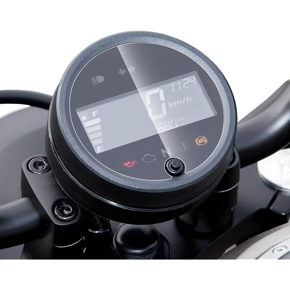 Worldmotop Screen Protector Instrument Film Motorcycle Scratch Cluster Dashboard Protection for Honda Rebel 500 250 CMX250 CMX500 2017 2018 2019