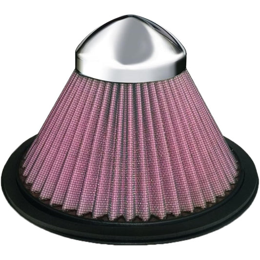 [Regular Imported Product] K&N Air Filter | Outer Diameter 196mm | Height 123mm | Flange Ring Type | GruppeM/M's Replacement Filter | GMR-3301