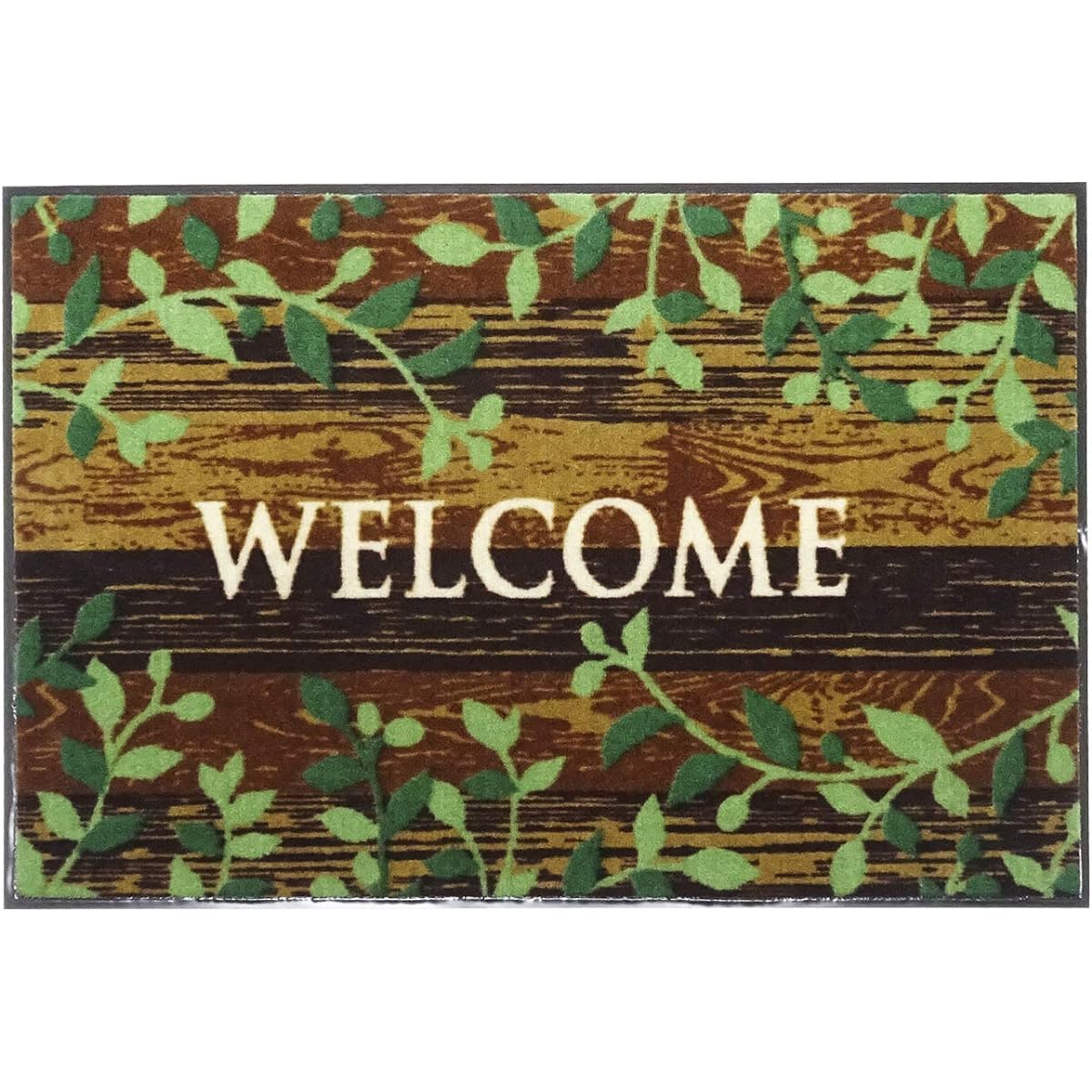 Yamazaki Sangyo Entrance Mat Indoor/Outdoor Mud Remover Water Absorbent My Design Mat Wood Board 60 x 90cm #6 Brown Made in Japan 193370