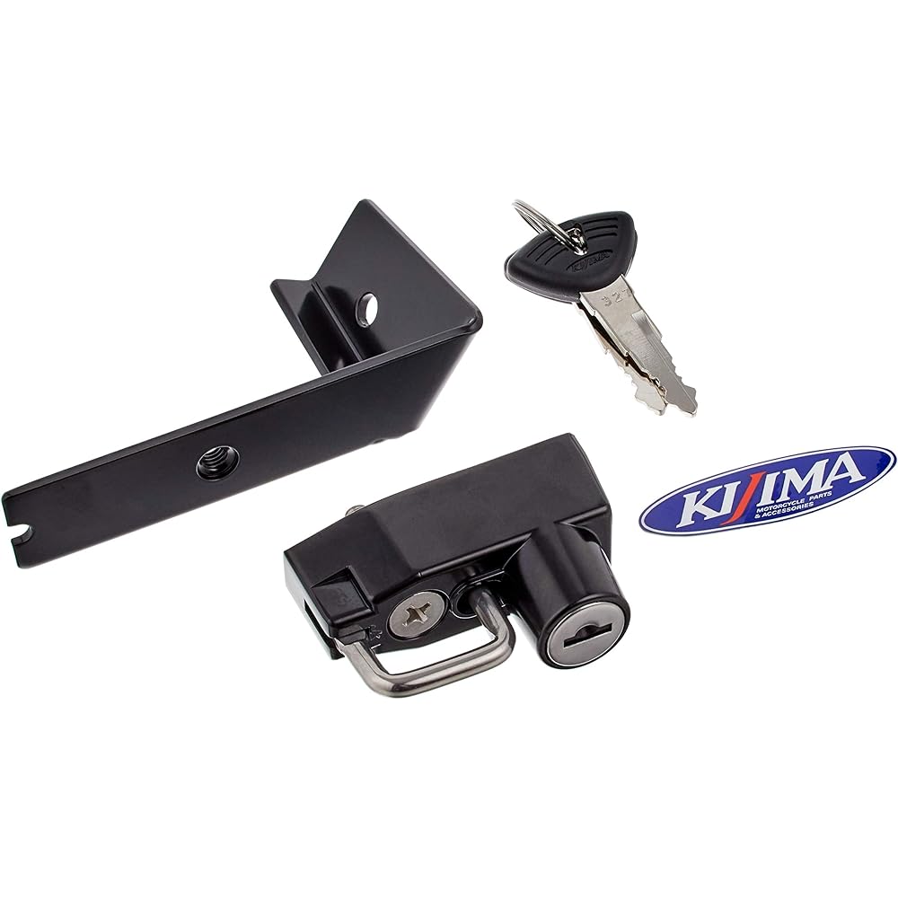 Kijima Motorcycle Bike Parts Helmet Lock Ninja400R/ER-4n('11-'13)/Ninja650R/ER-6n('09-'11)/ER-6f('09-'10) Black KAWASAKI 303-1521