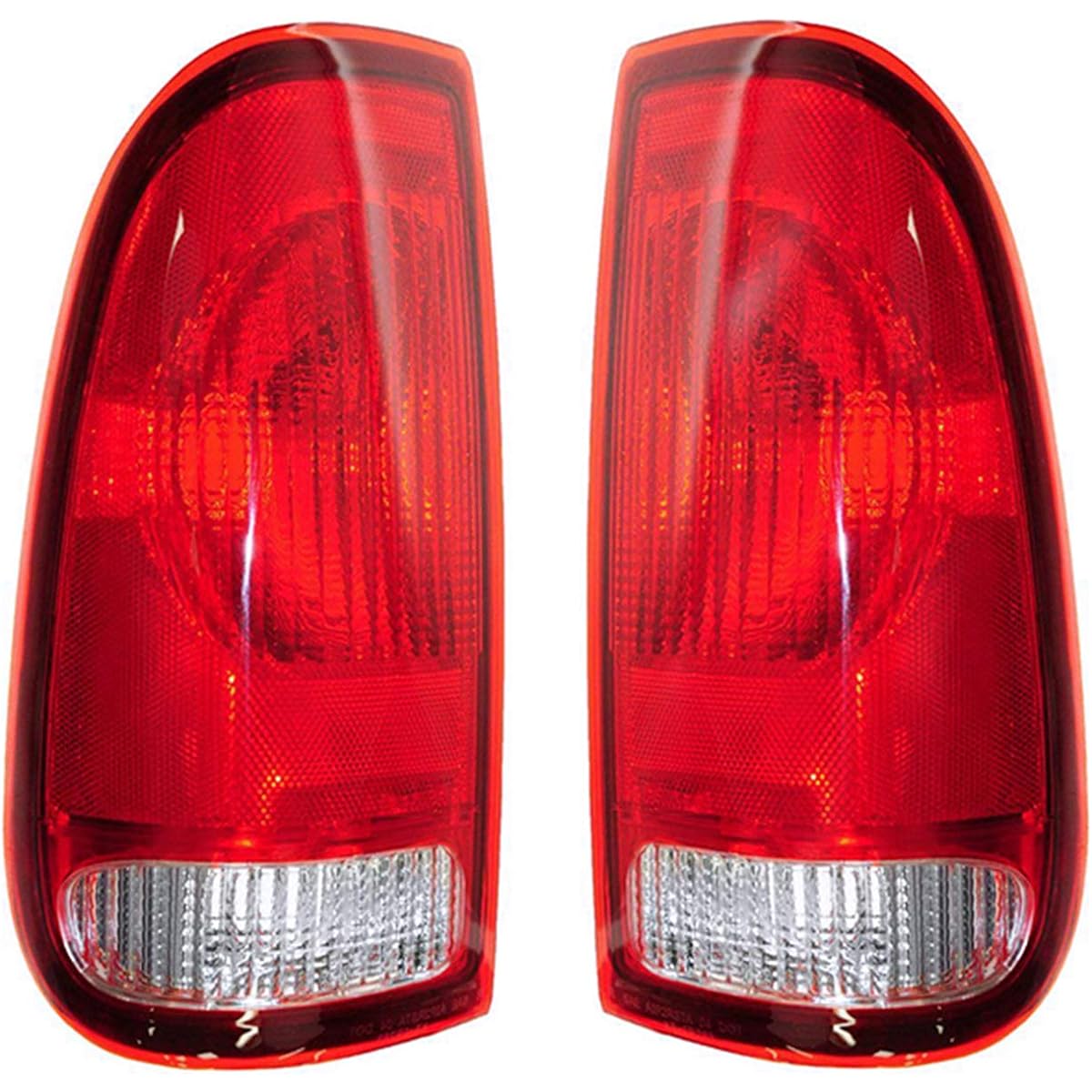 97 98 99 00 Ford F150 F250 F350 Track Tail Light Set